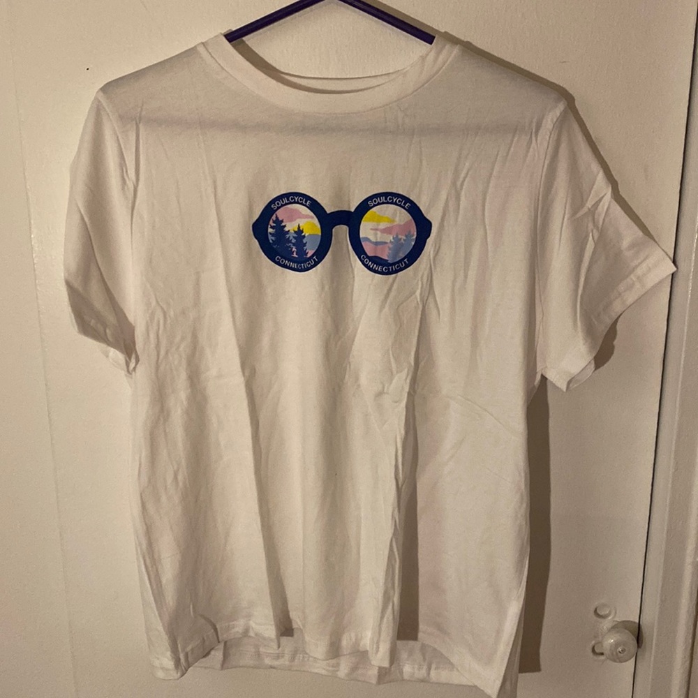 SoulCycle CONNECTICUT glasses t-shirt